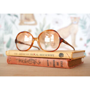 1970s Vintage Shuron Sunglasses USA Glam Retro Grandma Chic Beach Festival